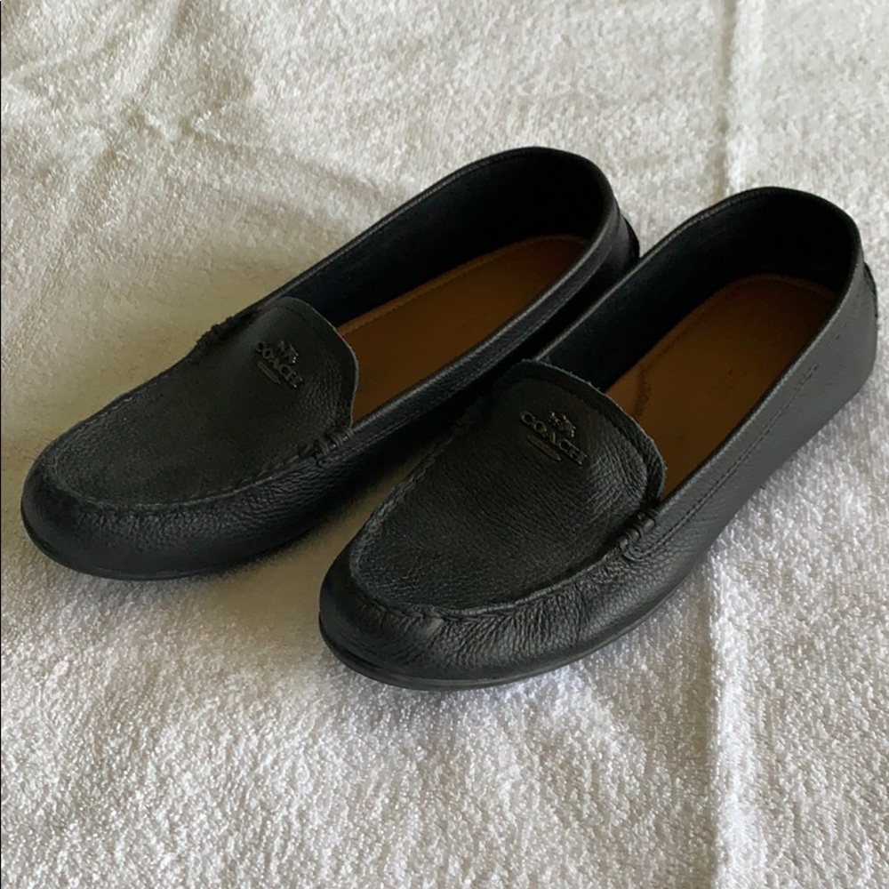 Coach Black Loafer - Picture 1 of 4